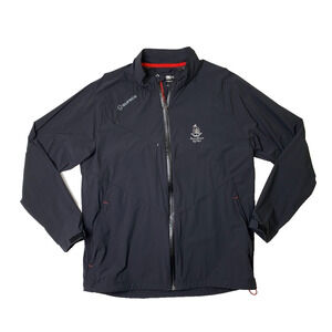 Sunice Jacket Mens L Large Black Elliot Lightweight Windbreaker Water Resistant